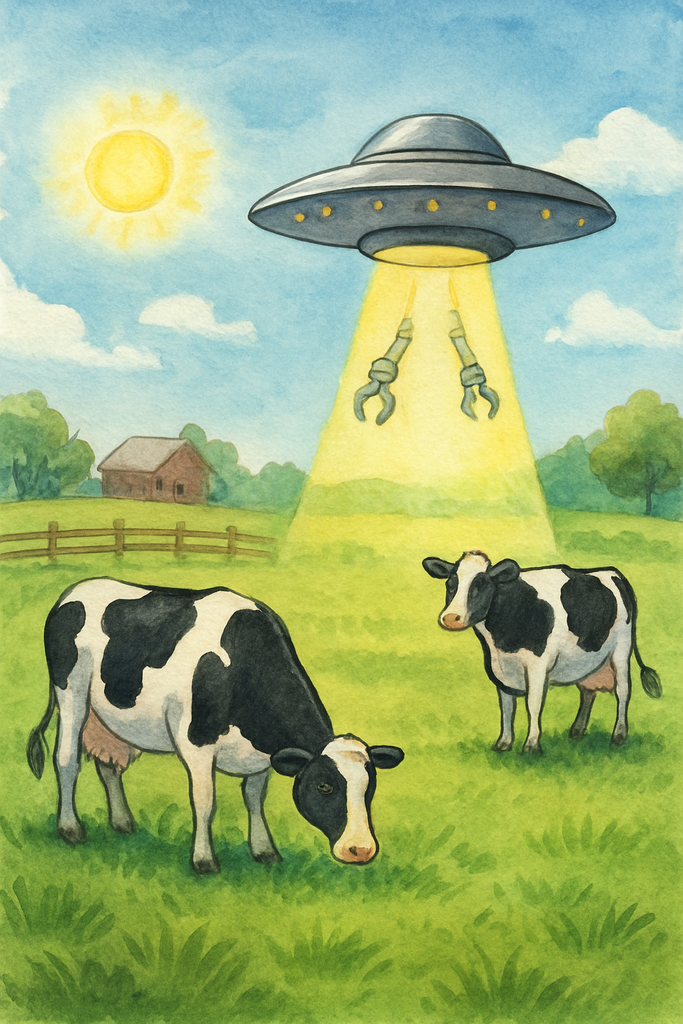Chat GPT Wrote a Cow Abduction Story (and we can't stop laughing!)